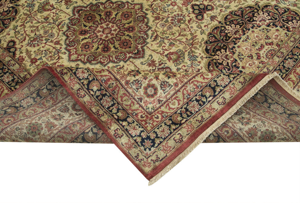Rug N Carpet - Handwoven Oriental 12' 2" x 17' 11" Oversize Oushak Area Rug