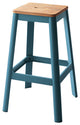 ACME Jacotte Bar Stool, 30", Teal