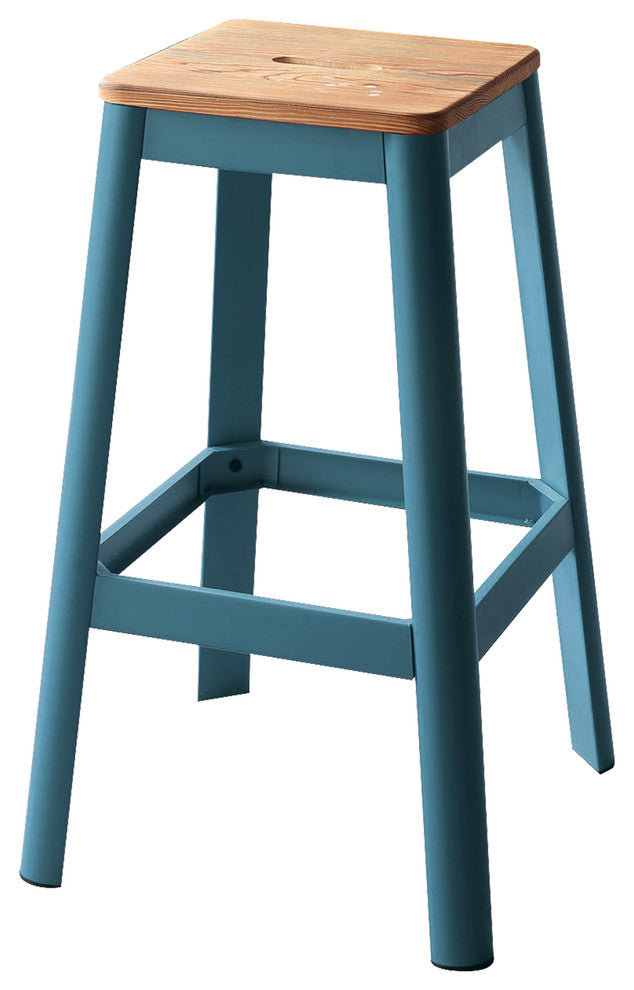 ACME Jacotte Bar Stool, 30", Teal