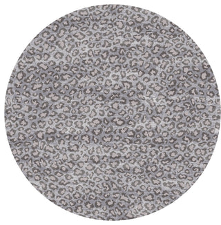 Snow Leopard, Gray, 8' Round