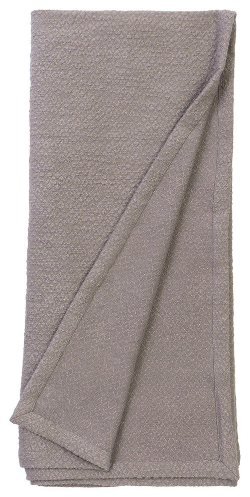 Orlana Lurex Gray Throw
