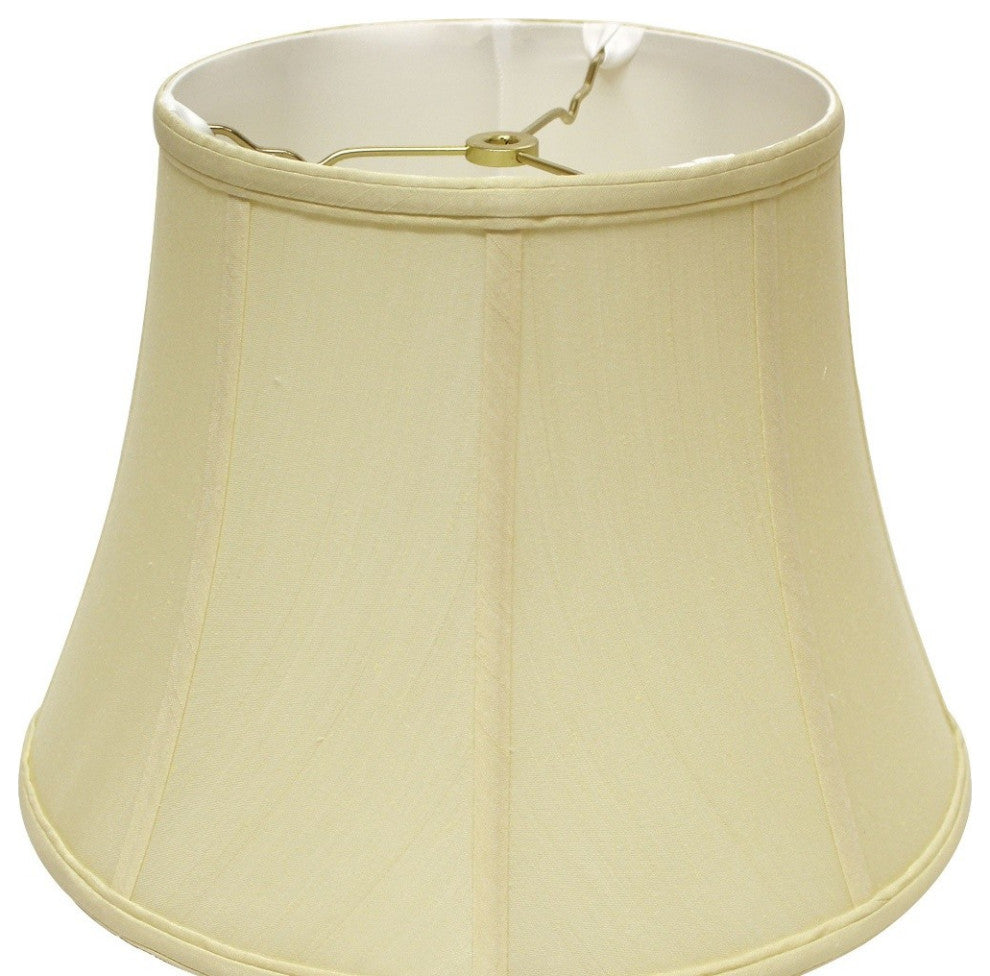 18" Antique White Altered Bell Monay Shantung Lampshade