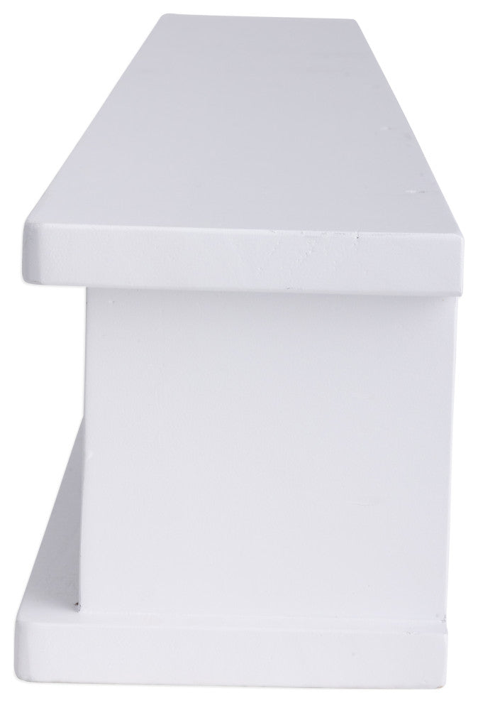 Dogberry Collections Cottage Mantel, White, 60