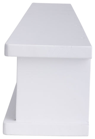 Dogberry Collections Cottage Mantel, White, 60