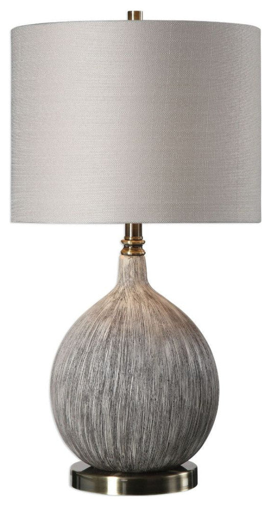 Uttermost Hedera Textured Ivory Table Lamp