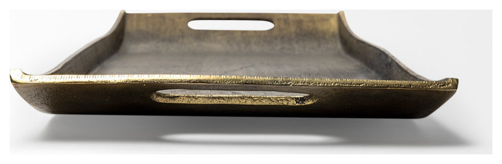 Drey 24Lx10W Gold Rectangular Tray