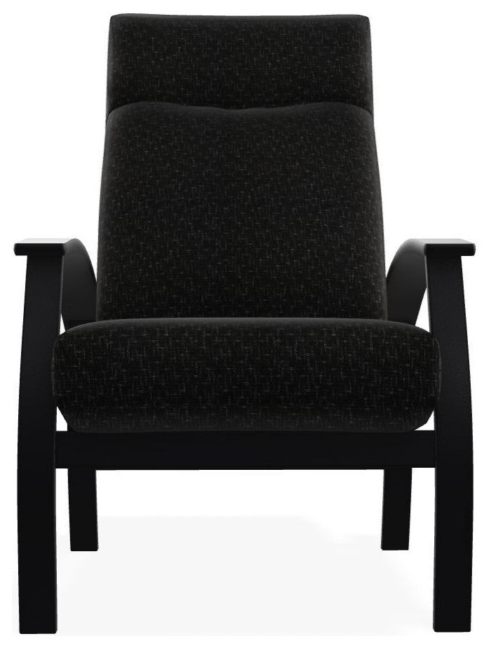 Belle Isle Cushion Outdoor Adjustable Back Chair, Hither Char/Black