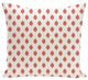 Cop-Ikat Geometric Print Outdoor Pillow, Seed, 18"x18"