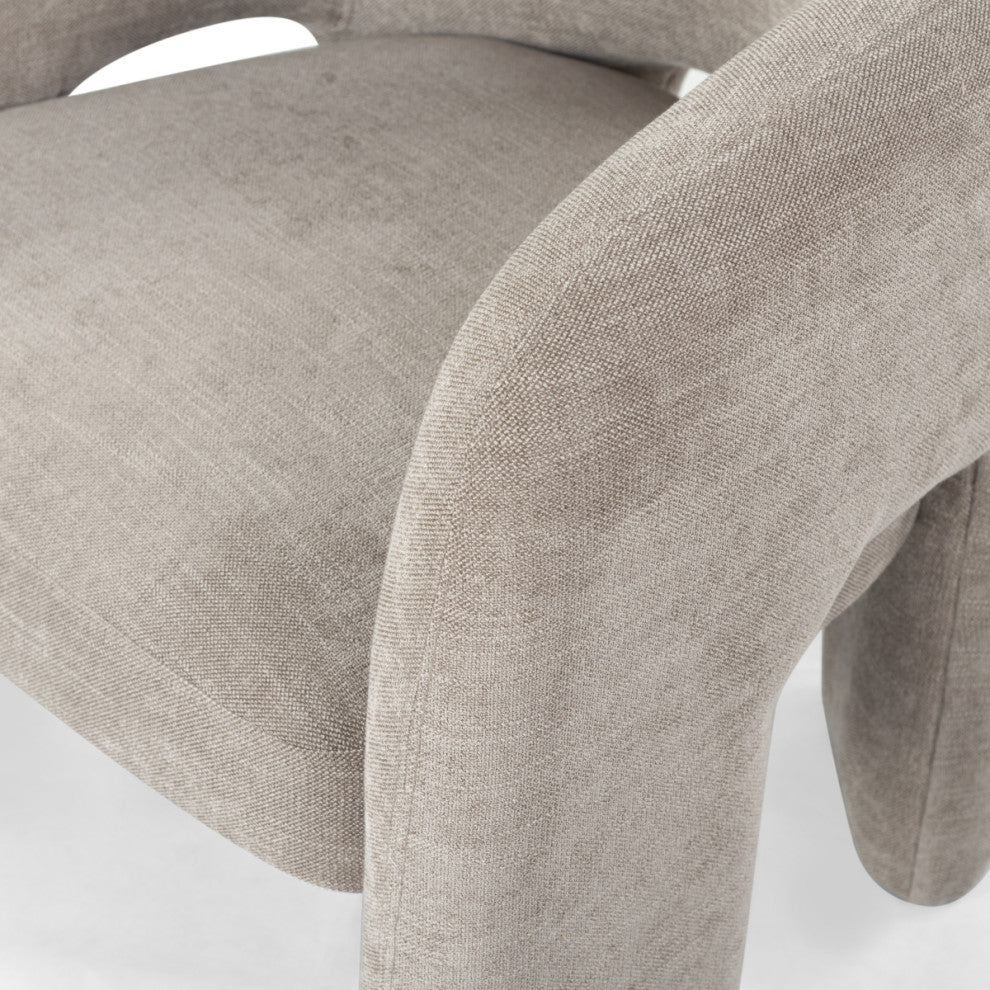 Safavieh Couture Tamlyn Accent Chair, Light Brown