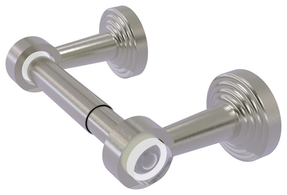 Pacific Beach Two Post Toilet Tissue Holder, Satin Nickel