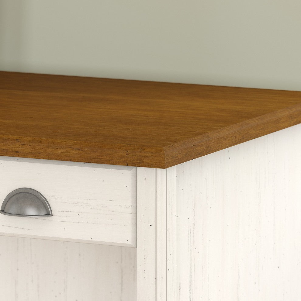 Stanford Computer Desk With Hutch and Drawers