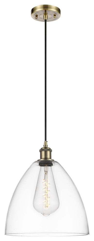 Innovations 516-1P-AB-GBD-122 1 Light Mini Pendant, Antique Brass