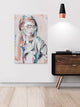 "Hipster Girl" Painting Print on Wrapped Canvas, 40"x60"