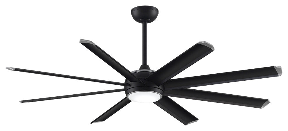 Stellar Ceiling Fan, Black, 64"
