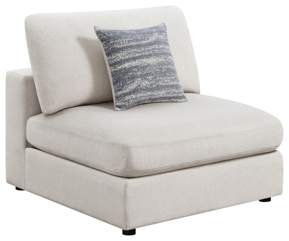 Serene 5-piece Upholstered Modular Sectional Sofa Beige