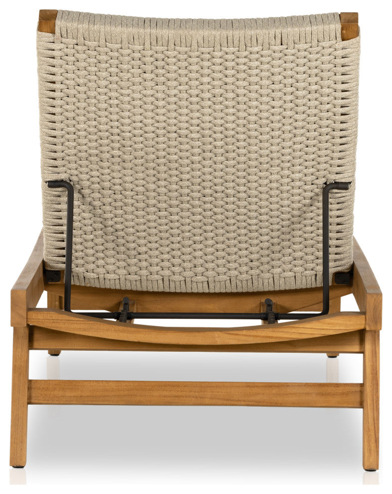 Delano Outdoor Chaise Lounge-Natural