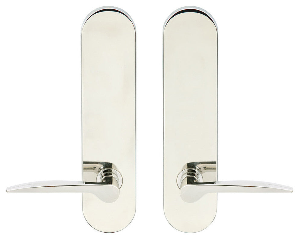 Toronto Lever, Tubular Passage, Polished Stainless Steel, 2-3/8" Backset