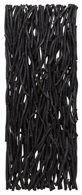 Uttermost Gathered Teak Black Wood Wall Decor