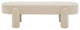 Safavieh Couture Laurence Corduroy Bench, Sand