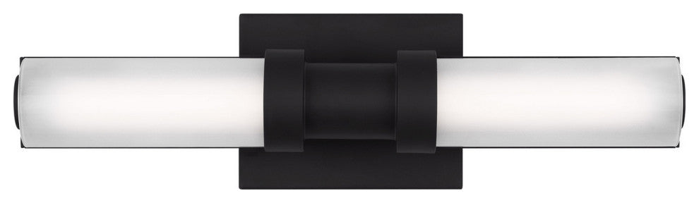 Kiel LED Bath Wall Sconce, Midnight Black