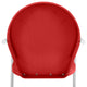 Griffith 3-Piece Outdoor Bistro Set, Bright Red Gloss