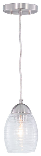 Isley 5" Mini Pendant Satin Nickel