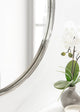 Rowla Round Wall Mirror, Silver 28" Diameter