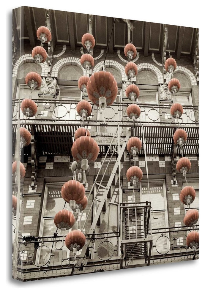 "Lanterns - 1" By Alan Blaustein, Giclee Print on Gallery Wrap Canvas