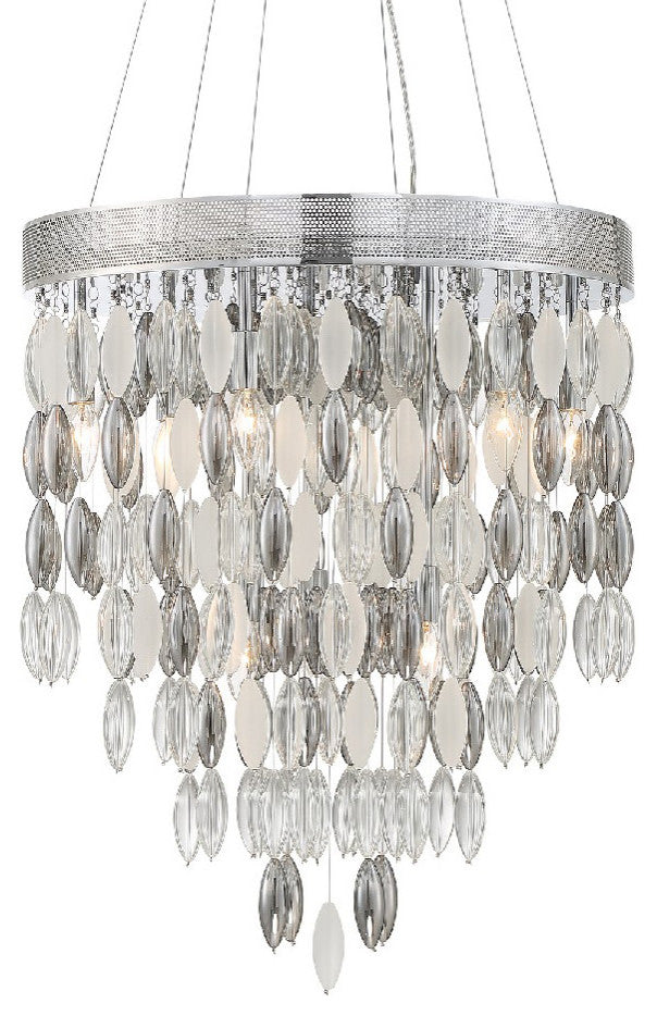 Crystorama Lighting Group HUD-A2219 Hudson 9 Light 22"W Pendant - Polished