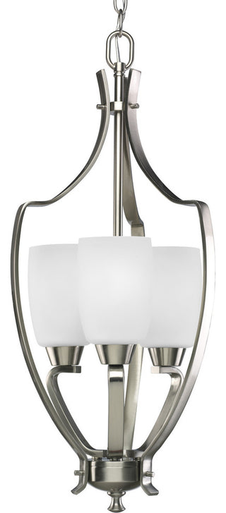 Progress Lighting 3-60W Cand Hall/Foyer, Brushed Nickel