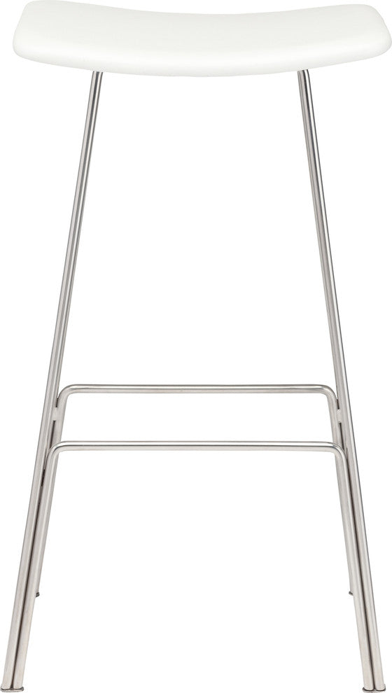 Kirsten Bar Stool, Modern Contemporary Barstool, Mid Century Bar Stool, White