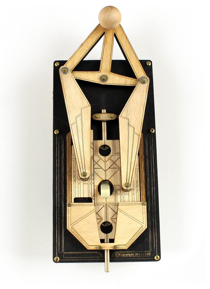 Art Deco Etched Single Switch Plate