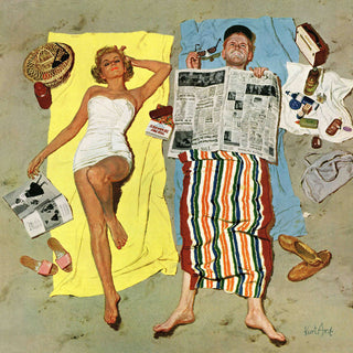 "Sunscreen" Painting Print on Canvas by Kurt Ard