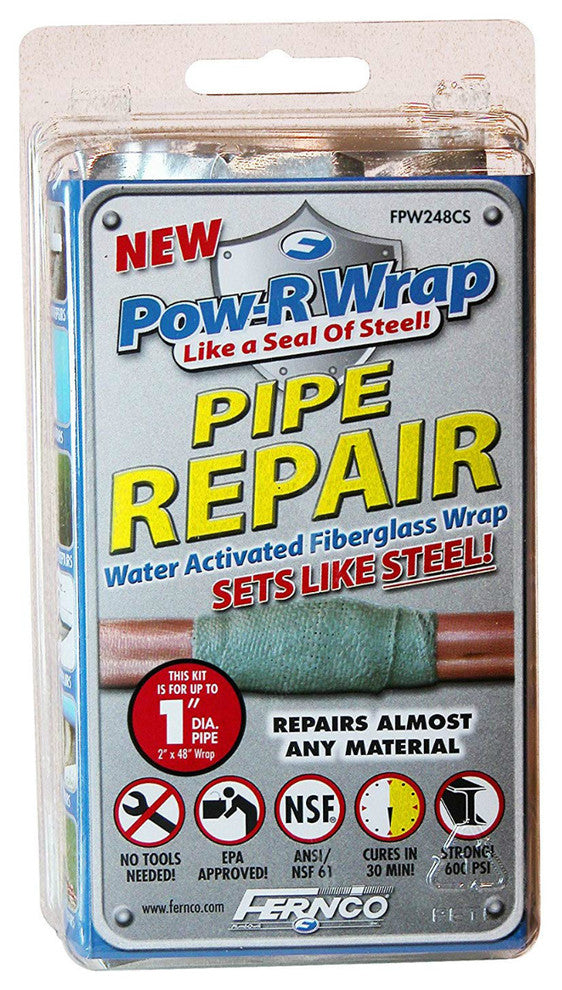 Fernco FPW248CS "Pow-R Wrap" Pipe Repair Kit 2" X 48"