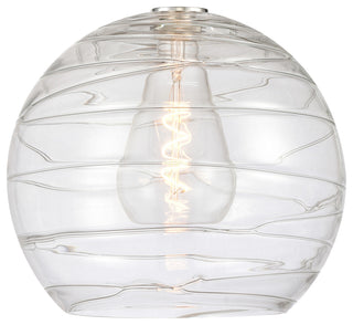 Innovations 616-1F-PC-G1213-14 1 Light Semi-Flush Mount, Polished Chrome