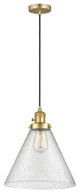 Innovations 201CSW-SG-G44-L Cone 1 Light Mini Pendant, Switch, Satin Gold