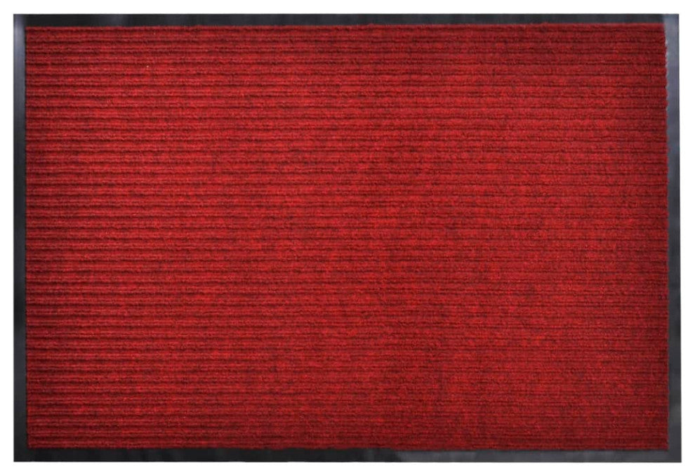 Red PVC Door Mat 2' 9"x1' 9"