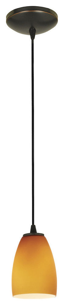 Access Lighting Sherry Pendant 28069-1C-ORB/AMB, Oil Rubbed Bronze