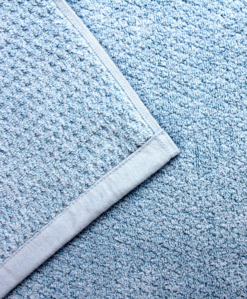 Everplush Diamond Jacquard Hand Towel Set, 4-Pack, Aquamarine