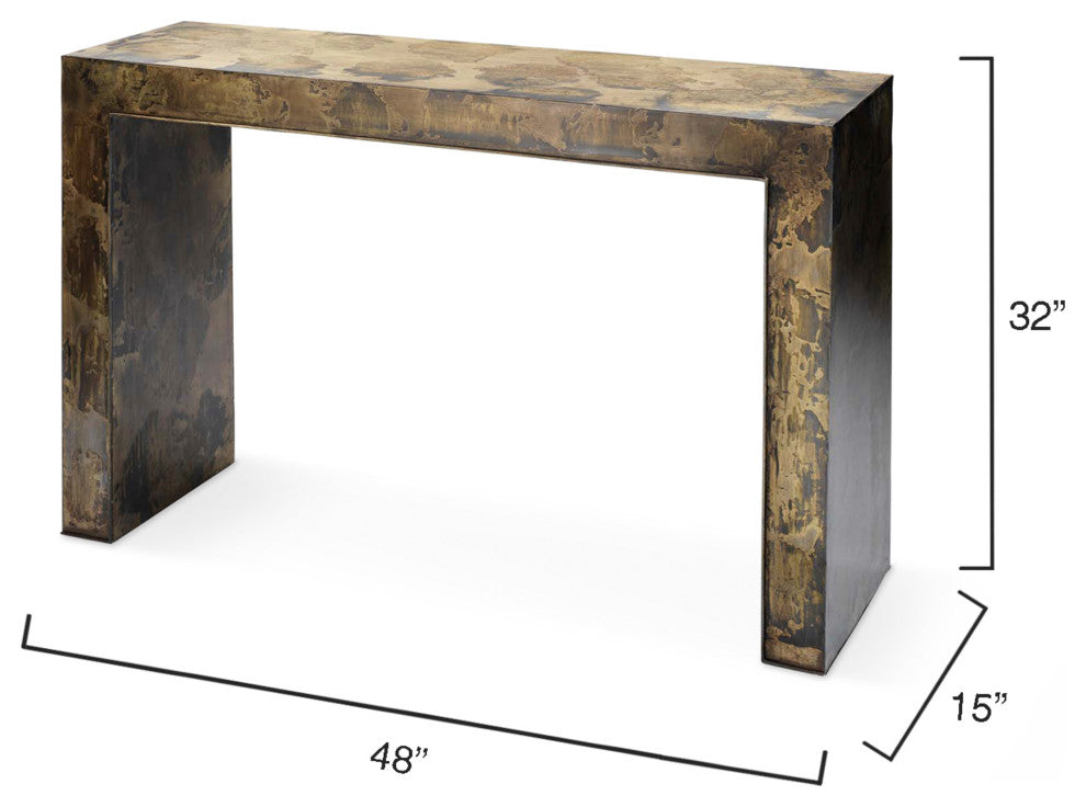 Charlemagne Acid Wash Console Table