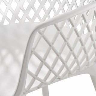 Poppy Outdoor Dining Chair, White
