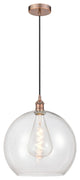 Innovations 616-1P-AC-G122-14 1-Light Pendant, Antique Copper
