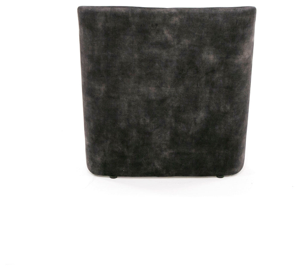 Modrest, Modern Jarvis Accent Dark Gray Fabric Chair