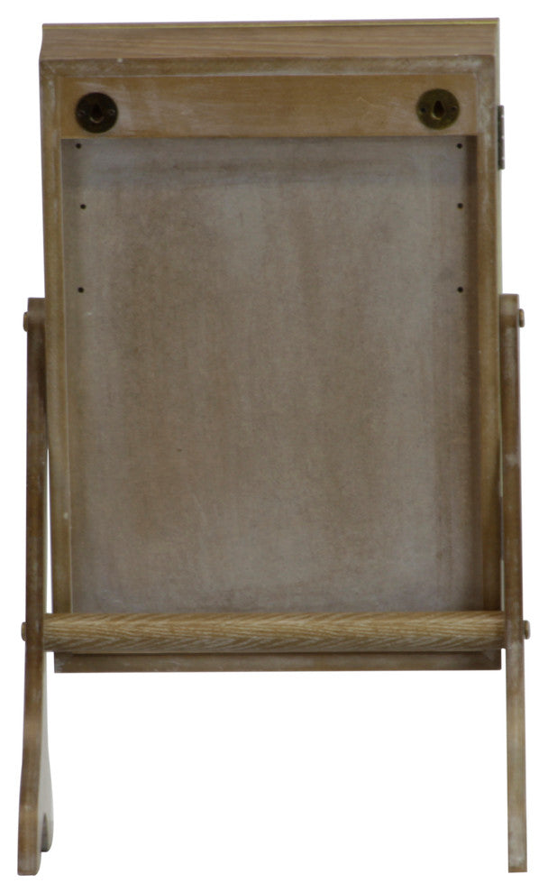 Charlotte Tabletop Jewelry Armoire, Weathered