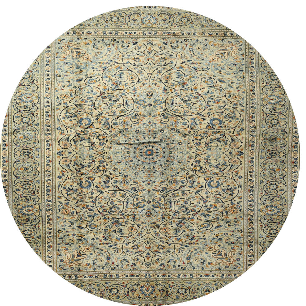 Ahgly Company Indoor Round Traditional Area Rugs, 3' Round