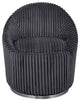 Uttermost Crue Gray Fabric Swivel Chair