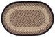Chocolate Braided Rug, 96"x132"