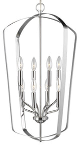 Generation Lighting 5134908 Romee 8 Light 18"W Pendant - Chrome