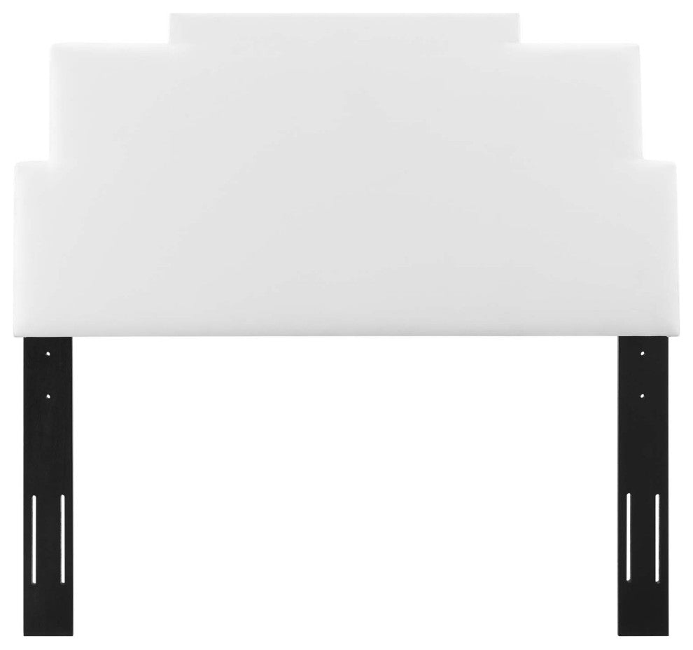Headboard, King Size, Velvet, White, Modern Contemporary, Bedroom Master Suite
