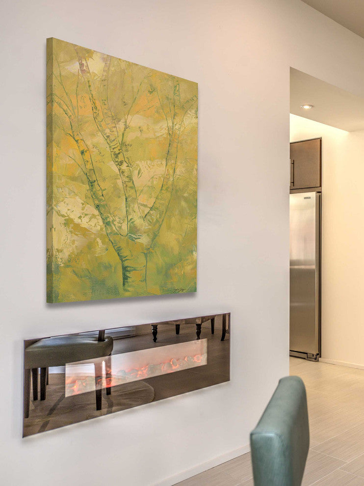 "Spring Moss" Painting Print on Wrapped Canvas by Julie Joy
